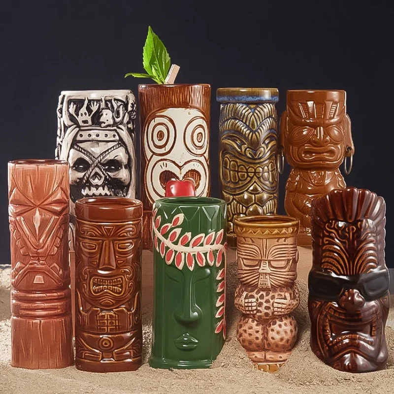 Wine Beer Type - Tasse Tiki hawaïenne de 60 types,