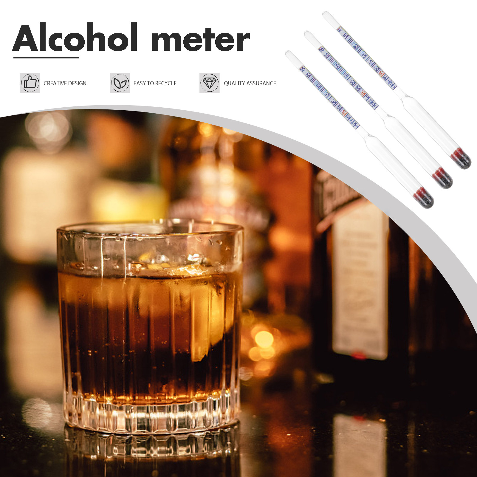 Alcoolomètre en verre de haute - Wine To Beer Alcohol avis et prix