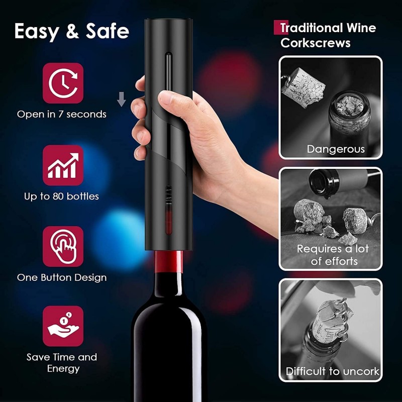 Tire-bouchon électrique automa - Wine In Beer Bottle avis et prix