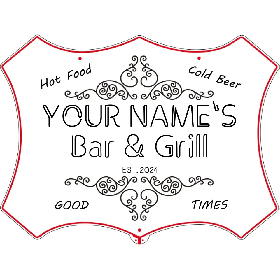 Panneau LED Glam dynamique RGB - Wine Beer Name avis et prix