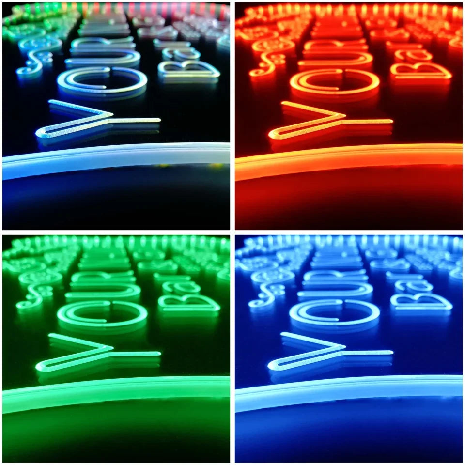 Panneau LED Glam dynamique RGB - Wine Beer Name avis et prix