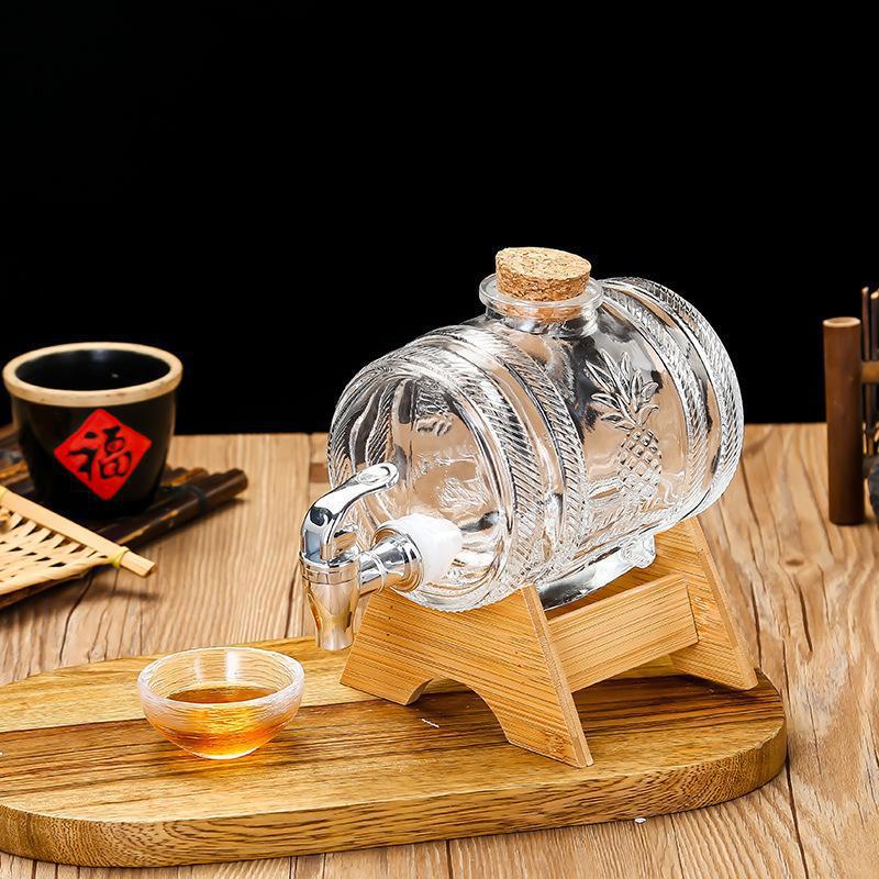 Baril de whisky en verre 1L, b - Wine To Beer Alcohol avis et prix