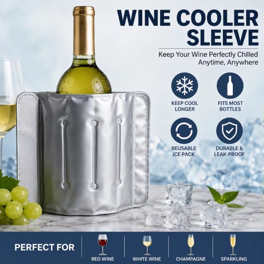 Sac isotherme rapide pour bout - Wine Chiller Sleeve avis et prix